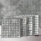 Mosaic Tile Peel and Stick Tile PVC 3D Kitchen Backsplash Peel and Stick Wall Tile