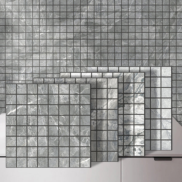 Mosaic Tile Peel and Stick Tile PVC 3D Kitchen Backsplash Peel and Stick Wall Tile