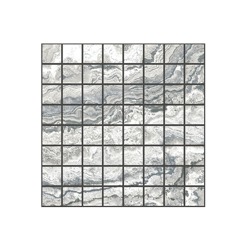 Mosaic Tile Peel and Stick Tile PVC 3D Kitchen Backsplash Peel and Stick Wall Tile