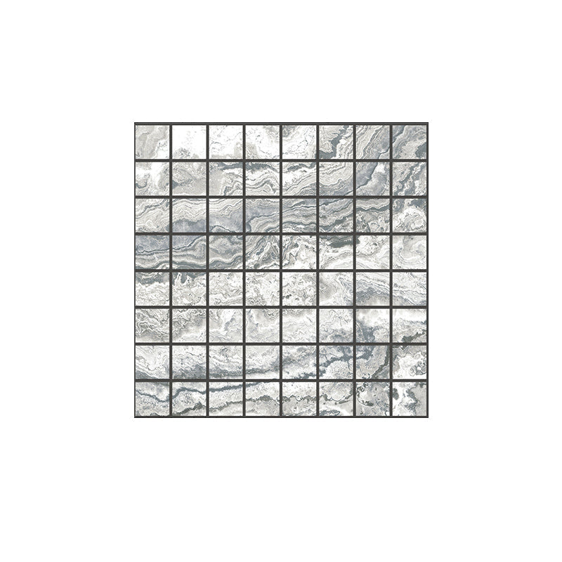 Mosaic Tile Peel and Stick Tile PVC 3D Kitchen Backsplash Peel and Stick Wall Tile