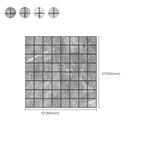 Mosaic Tile Peel and Stick Tile PVC 3D Kitchen Backsplash Peel and Stick Wall Tile