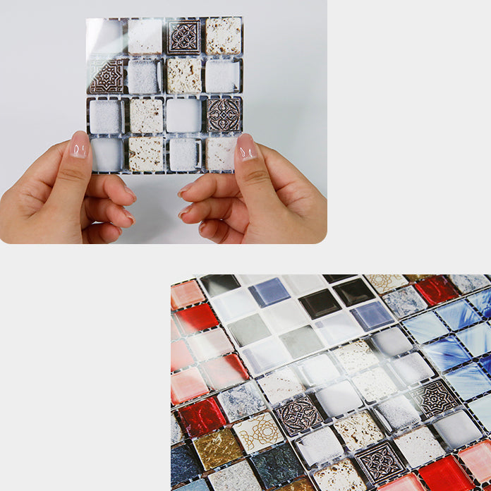 Mosaic tile for stripping and gluing tile mirror kitchen removable wall tile
