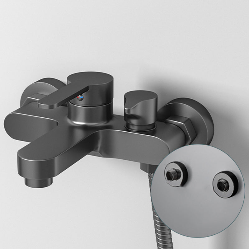 Contemporary Bath Filler Trim Wall Mounted Fixed Bath Fitting