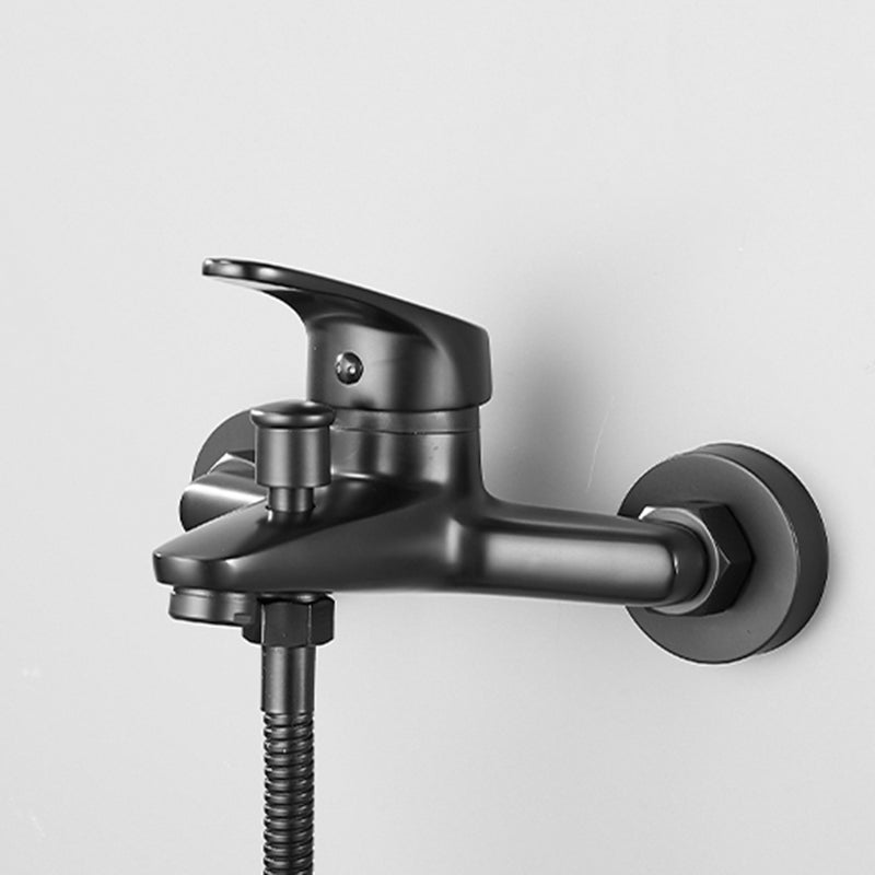 Contemporary Bath Filler Trim Wall Mounted Fixed Bath Fitting