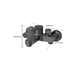 Contemporary Bath Filler Trim Wall Mounted Fixed Bath Fitting