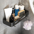 Black/Silver Bath Set Modern 1/2/3-Piece Anti-Rust Bath Rack