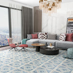 Stone look plastic flooring rectangular waterproof tile
