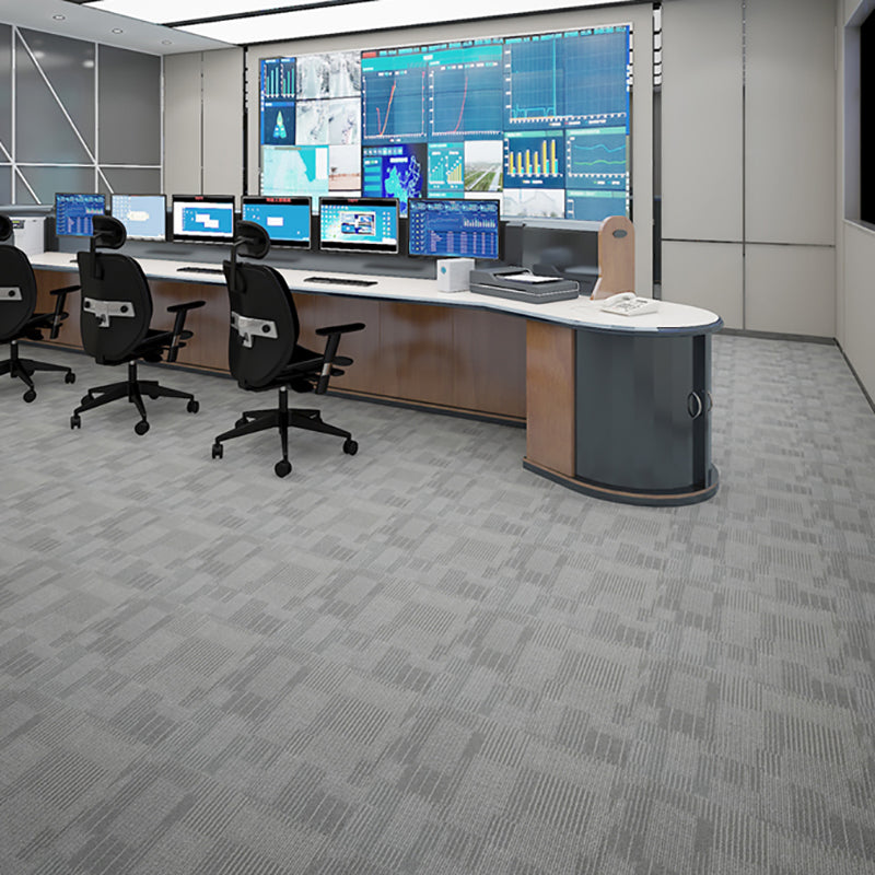 Waterproof Plastic Floor Rectangular Fabric Look Square Edge Floor Tile