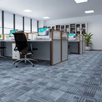 Waterproof Plastic Floor Rectangular Fabric Look Square Edge Floor Tile