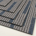 Waterproof Plastic Floor Rectangular Fabric Look Square Edge Floor Tile
