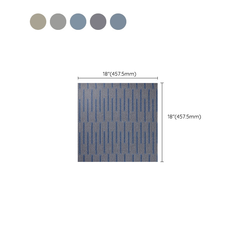 Waterproof Plastic Floor Rectangular Fabric Look Square Edge Floor Tile
