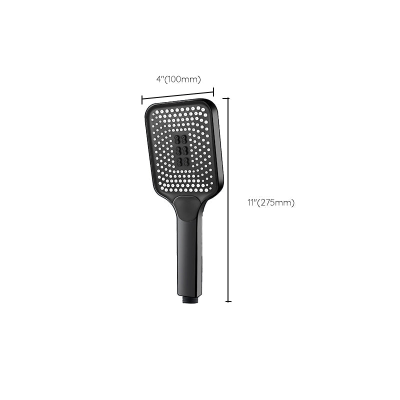 Contemporary Rainfall Hand Shower Adjustable Spray Pattern Shower Head