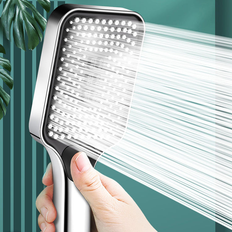 Modern Rectangular Handheld Shower Self-Cleaning Wall-Mounted Handheld Shower