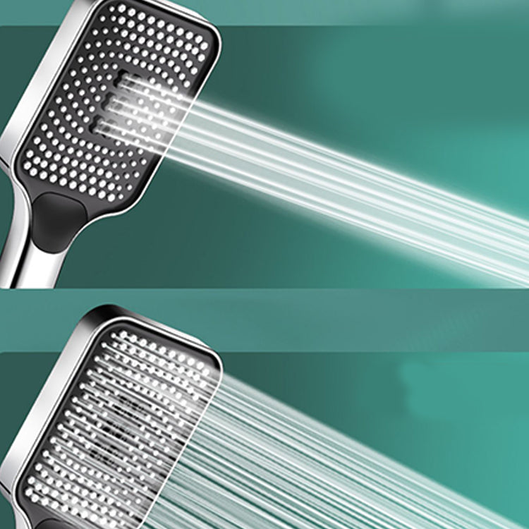 Modern Rectangular Handheld Shower Self-Cleaning Wall-Mounted Handheld Shower