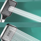 Modern Rectangular Handheld Shower Self-Cleaning Wall-Mounted Handheld Shower