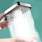 Modern Rectangular Handheld Shower Self-Cleaning Wall-Mounted Handheld Shower