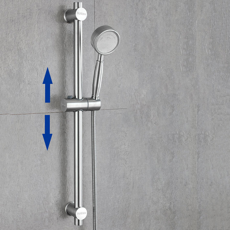 Modern Bathtub Faucet 304 Stainless Steel Swivel Spout Wall-Mounted Bathtub Faucet Cover