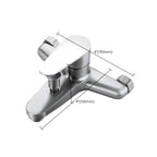 Contemporary Bathtub Filling Trim 304 Stainless Steel Wall Mounted Bathtub Faucet