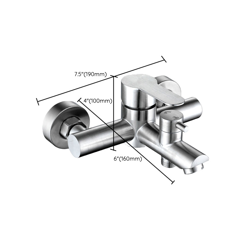 Popular Bathtub Filling Station Trim 304 Stainless Steel Wall Mounted Bathtub Filling Station
