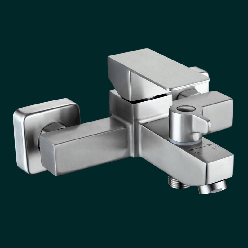 Modern Bathtub Faucet Mounting Kit 304 Stainless Steel Wall Mount Bathroom Faucet