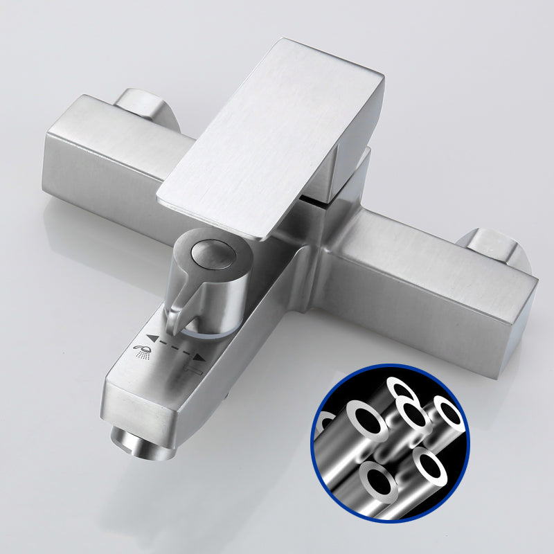 Modern Bathtub Faucet Mounting Kit 304 Stainless Steel Wall Mount Bathroom Faucet