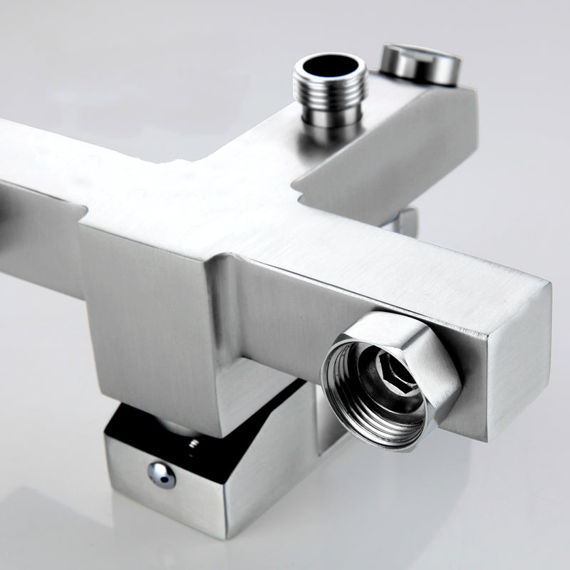 Modern Bathtub Faucet Mounting Kit 304 Stainless Steel Wall Mount Bathroom Faucet