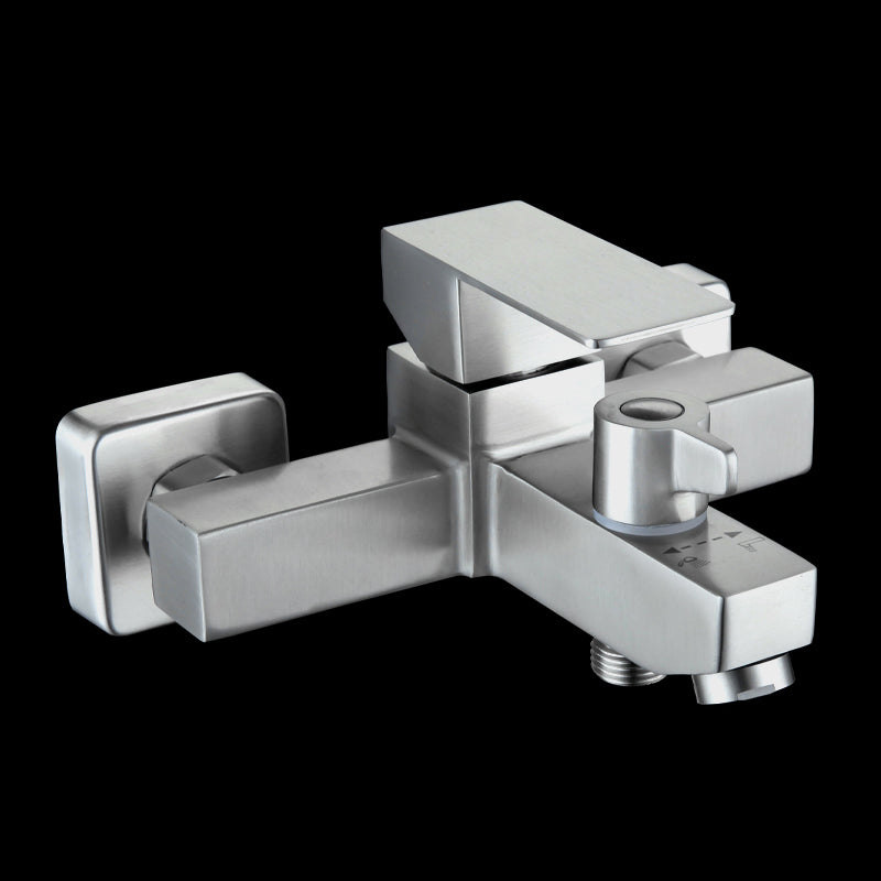 Modern Bathtub Faucet Mounting Kit 304 Stainless Steel Wall Mount Bathroom Faucet