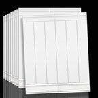 Plastic wall cladding panels for peeling and attaching with waterproof wainscoting