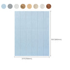 Plastic wall cladding panels for peeling and attaching with waterproof wainscoting