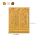 Plastic wall cladding panels for peeling and attaching with waterproof wainscoting