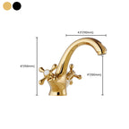 Vintage Wide Spread Bathroom Faucet Industrial Lever Sink Faucet
