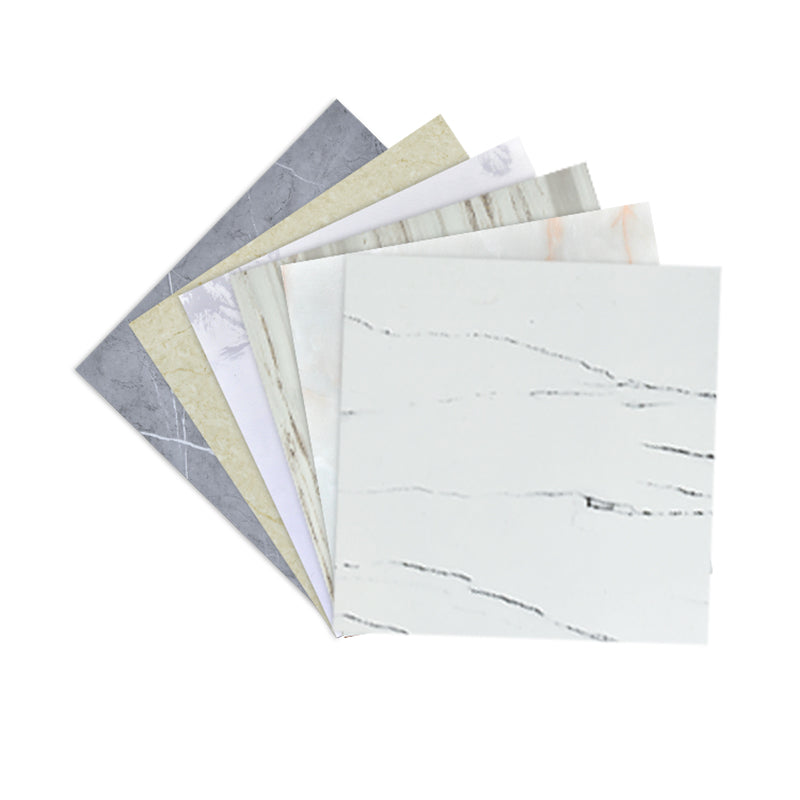 Waterproof Plastic Floor Tile Look Square Edge Floor Tile