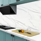 Modern Peel and Stick Backsplash Tiles PVC Wallpaper for Fireplace Surround