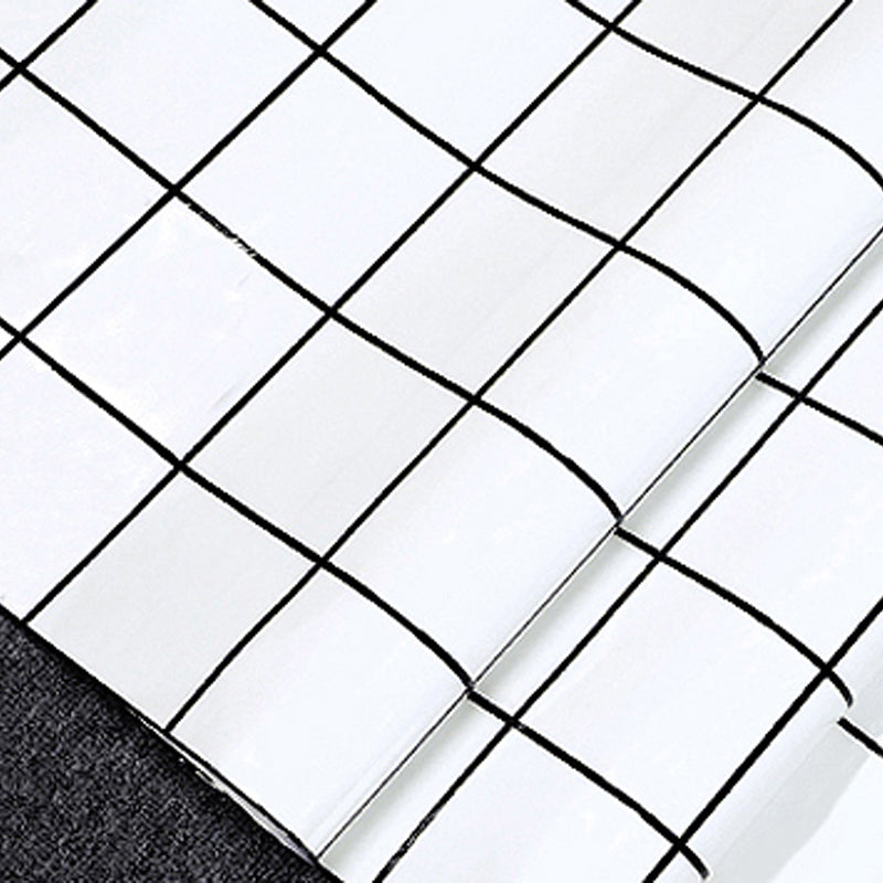 Modern Peel and Stick Backsplash Tiles PVC Wallpaper for Fireplace Surround