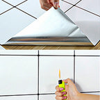 Modern Peel and Stick Backsplash Tiles PVC Wallpaper for Fireplace Surround