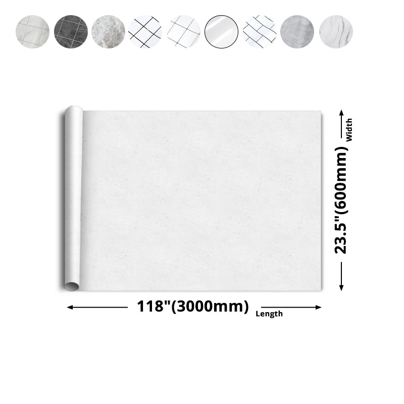 Modern Peel and Stick Backsplash Tiles PVC Wallpaper for Fireplace Surround