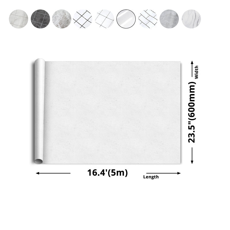 Modern Peel and Stick Backsplash Tiles PVC Wallpaper for Fireplace Surround