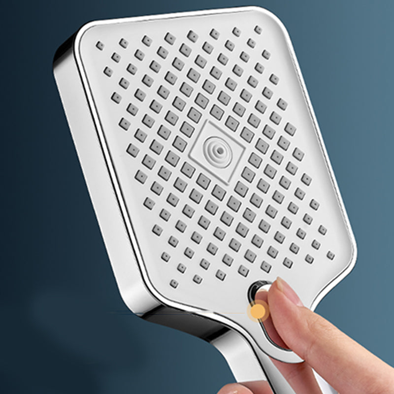 Modern Rectangular Hand Shower Water-Saving Wall-Mounted Hand Shower