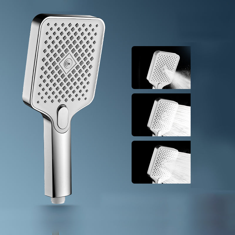 Modern Rectangular Hand Shower Water-Saving Wall-Mounted Hand Shower
