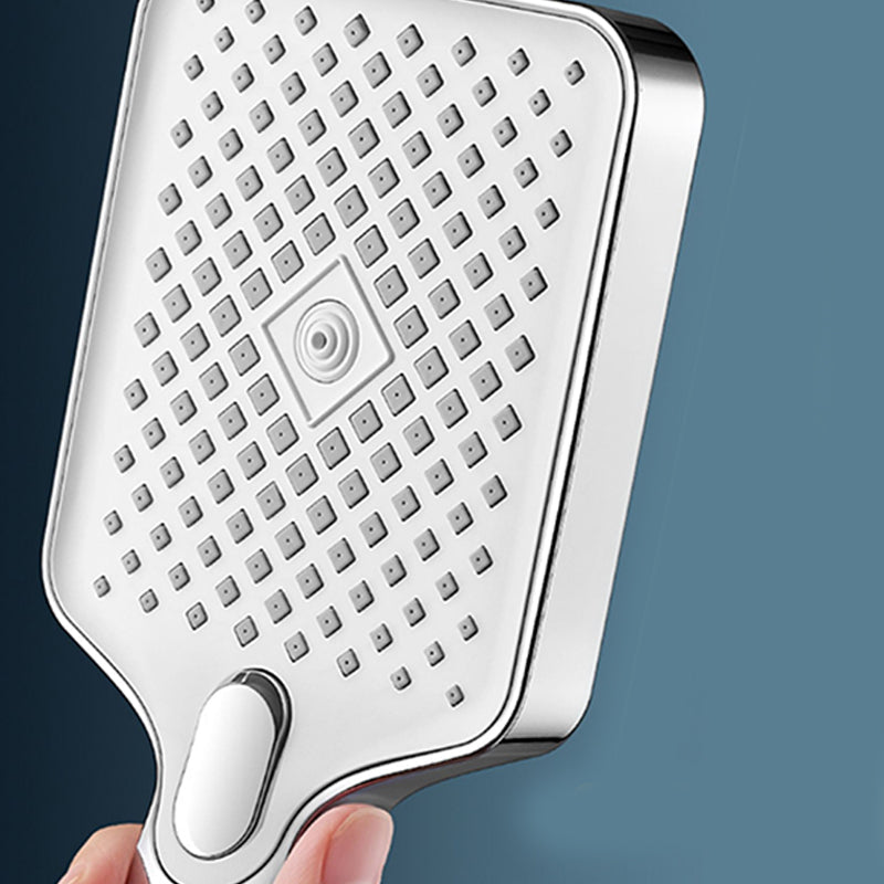 Modern Rectangular Hand Shower Water-Saving Wall-Mounted Hand Shower