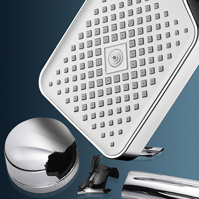 Modern Rectangular Hand Shower Water-Saving Wall-Mounted Hand Shower