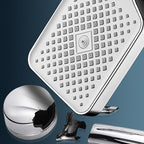 Modern Rectangular Hand Shower Water-Saving Wall-Mounted Hand Shower