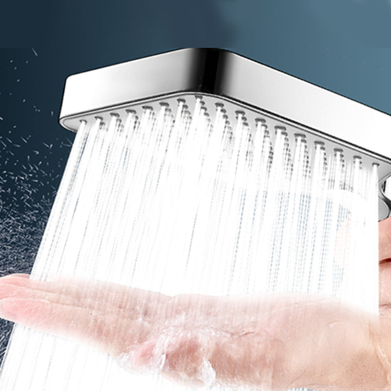 Modern Rectangular Hand Shower Water-Saving Wall-Mounted Hand Shower