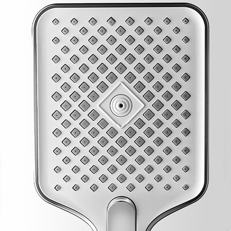 Modern Rectangular Hand Shower Water-Saving Wall-Mounted Hand Shower