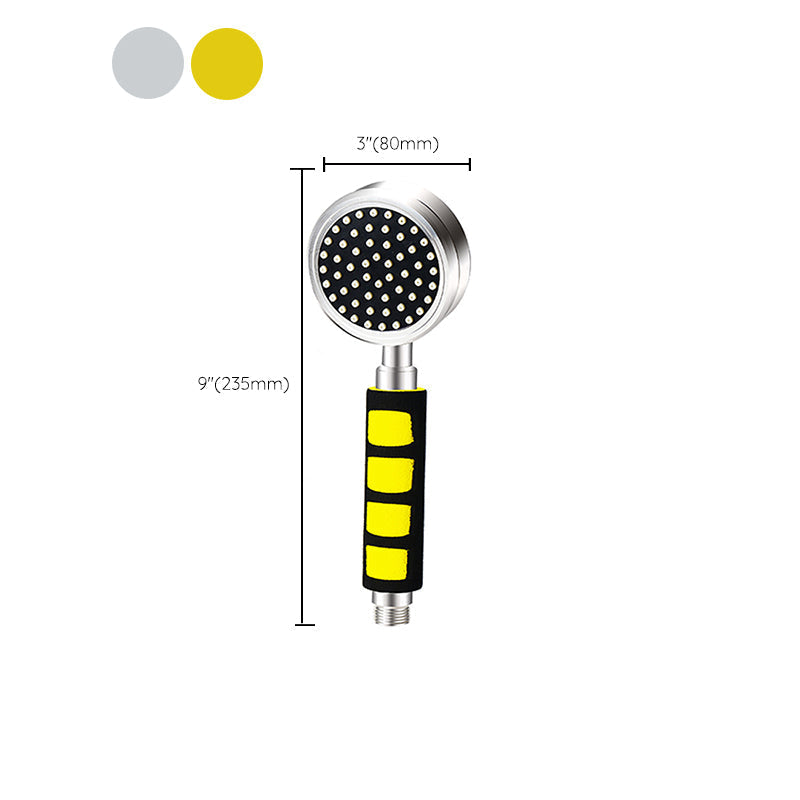 Modern Aluminum Hand Shower Water Efficient Wall Mounted Hand Shower