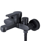 Modern Bathtub Faucet Lever Handle Wall Mounted Fixed Bathtub Faucet