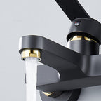 Modern Bathtub Faucet Lever Handle Wall Mounted Fixed Bathtub Faucet