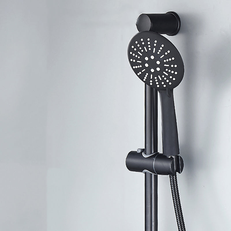 Modern Bathtub Faucet Lever Handle Wall Mounted Fixed Bathtub Faucet