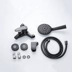 Modern Bathtub Faucet Lever Handle Wall Mounted Fixed Bathtub Faucet