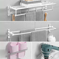Modern Bathroom Accessories Hardware Set White Metal Bathroom Accessories Kit